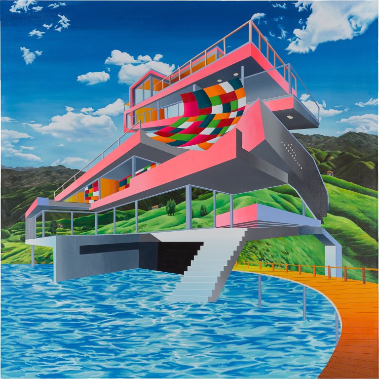 Auf diesem Bild ist das folgende Kunstwerk zu sehen:  SEO (d.i. Seo Soo-Kyoung ). „Terrasse n+1“. 2015.