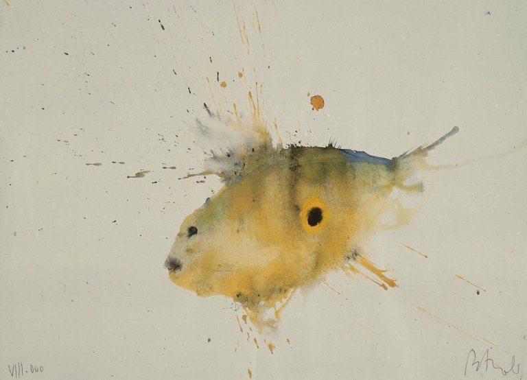 Auf diesem Bild ist das folgende Kunstwerk zu sehen: Miquel Barceló. St. Pierre. 2000.