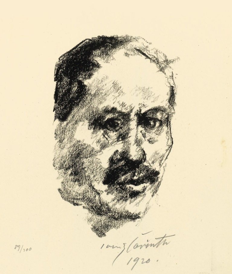 This picture shows the following artwork: Lovis Corinth. „Selbstbildnis“. 1920.