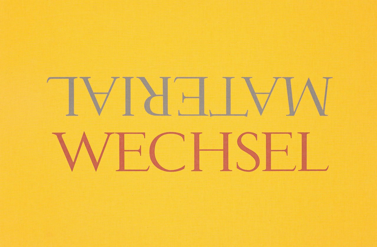 Auf diesem Bild ist das folgende Kunstwerk zu sehen: Franz Erhard Walther. „Material – Wechsel“. 2003.