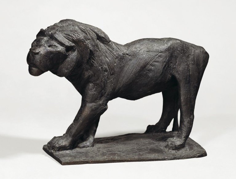 Auf diesem Bild ist das folgende Kunstwerk zu sehen: Waldemar Grzimek. „Löwe“. 1966.