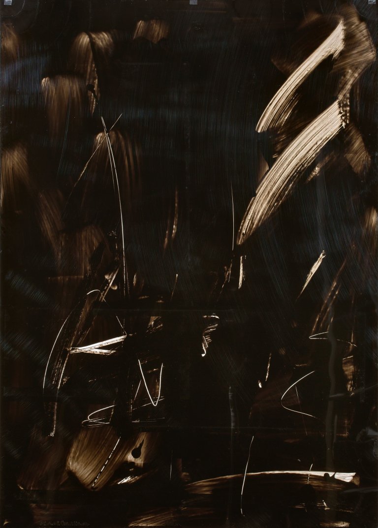 Auf diesem Bild ist das folgende Kunstwerk zu sehen: Imi Knoebel. Ohne Titel. 1990.