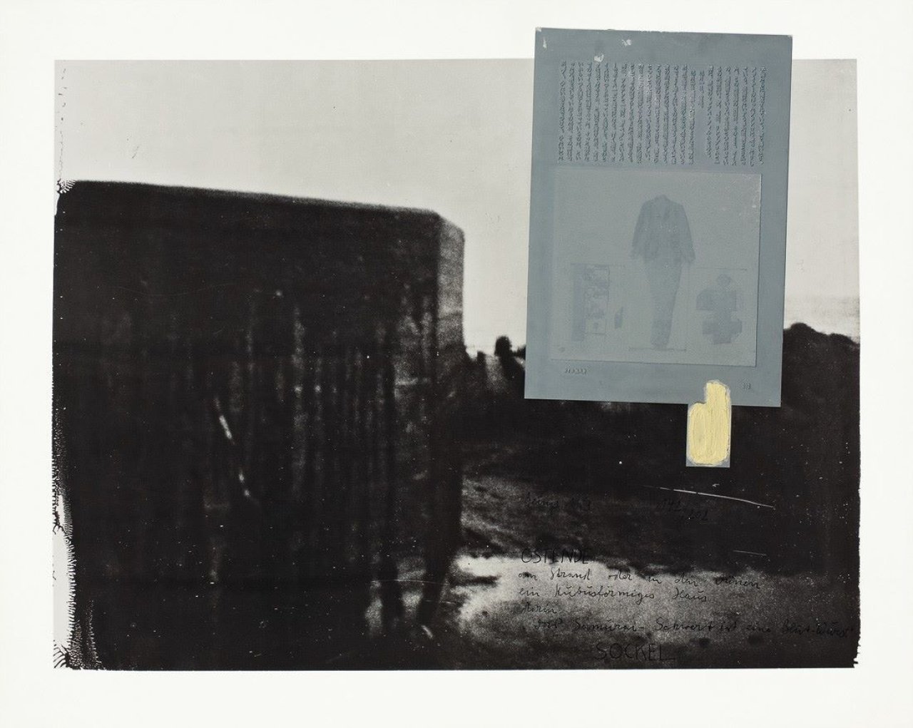 Auf diesem Bild ist das folgende Kunstwerk zu sehen: Joseph Beuys. „Schautafeln für den Untericht I und II“. 1971.