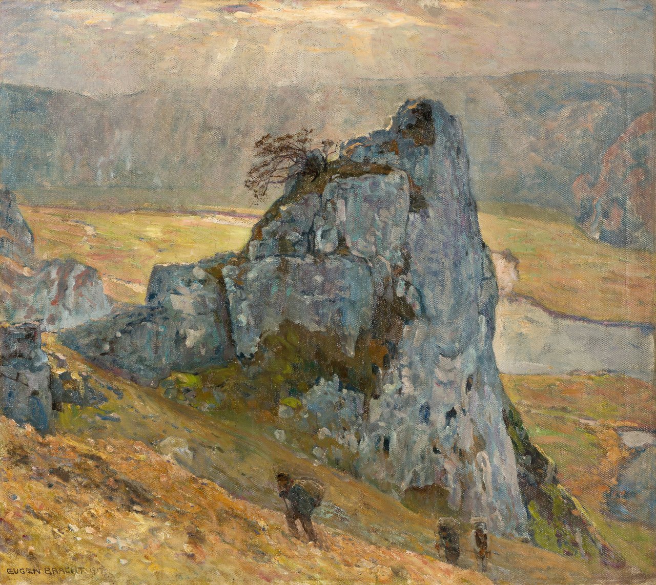 Auf diesem Bild ist das folgende Kunstwerk zu sehen: Eugen Bracht. „Schmugglerpfad“. 1917.