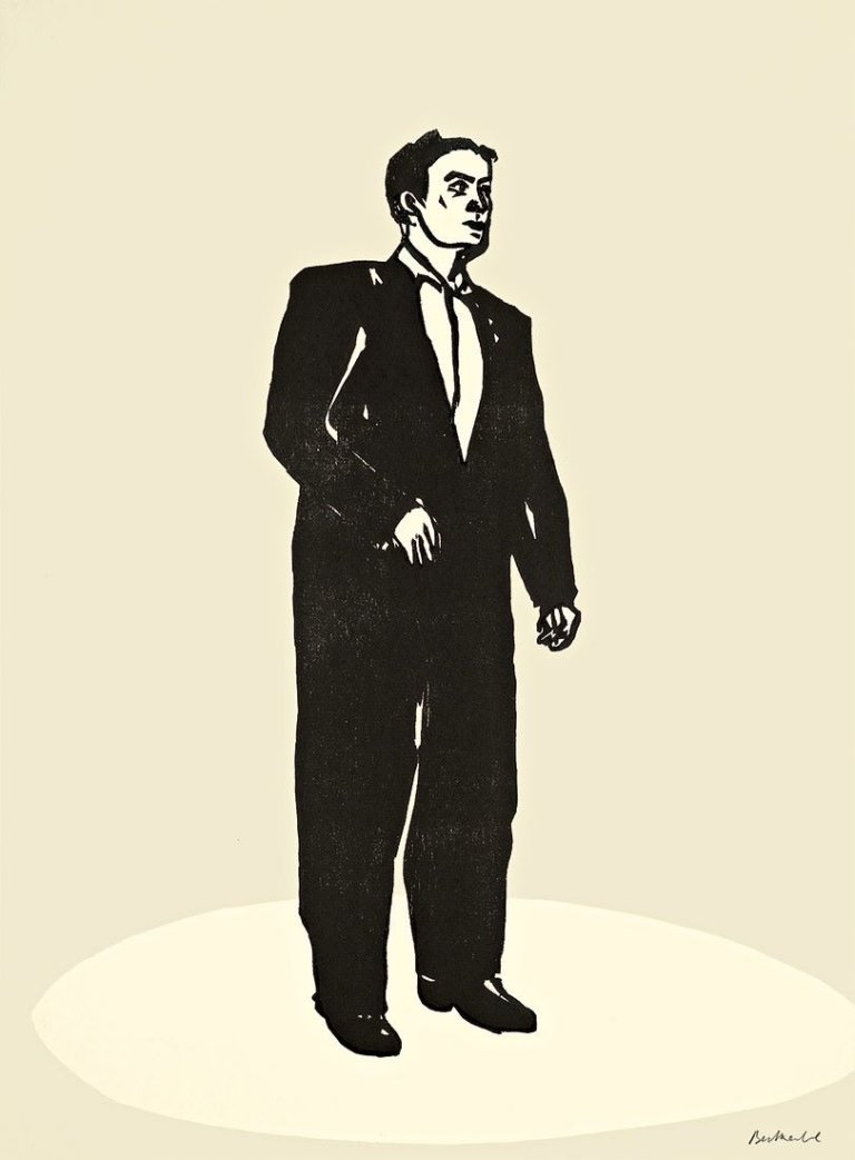 Auf diesem Bild ist das folgende Kunstwerk zu sehen: Stephan Balkenhol. Ohne Titel. 2004.