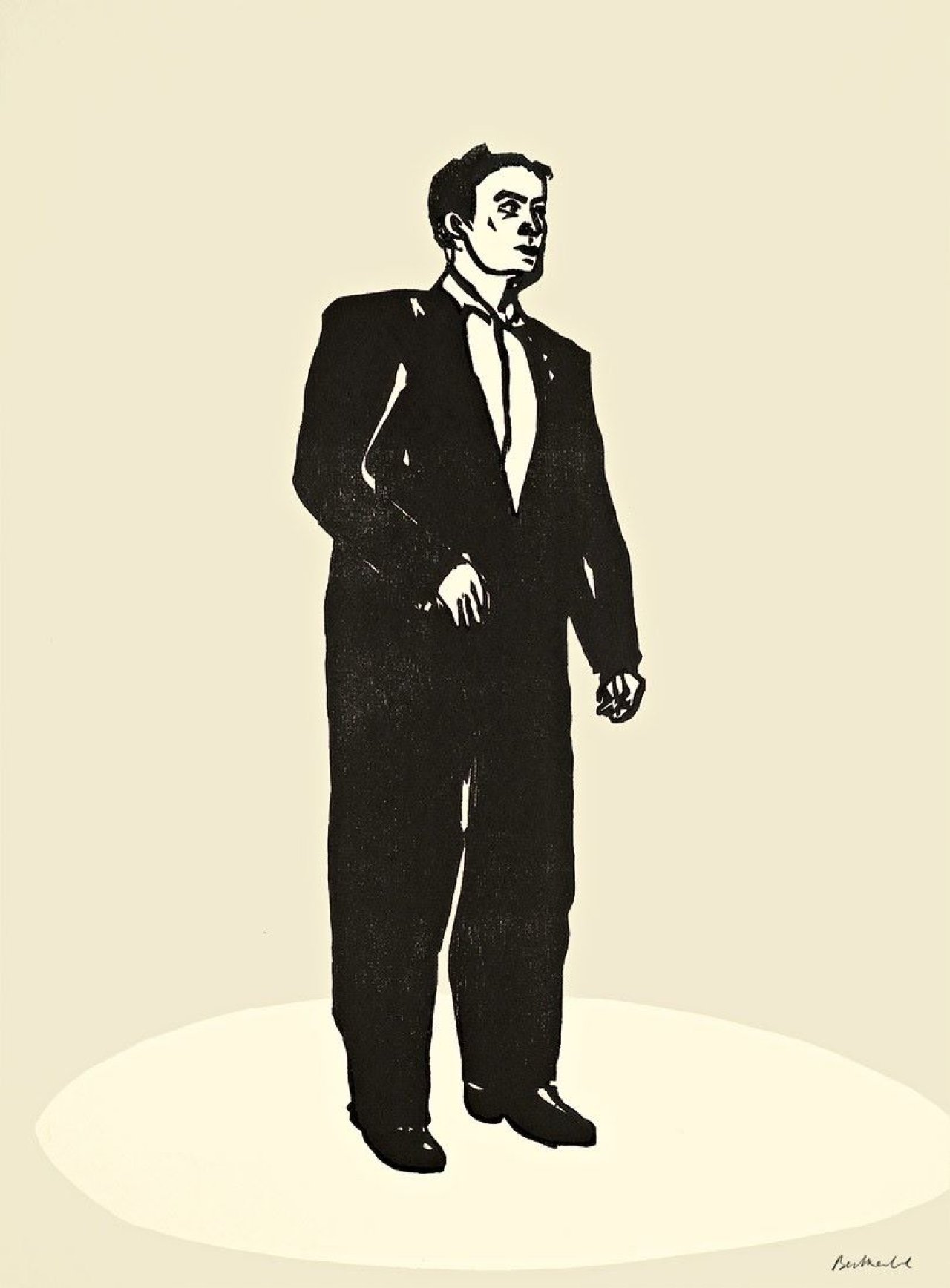 Auf diesem Bild ist das folgende Kunstwerk zu sehen: Stephan Balkenhol. Ohne Titel. 2004.