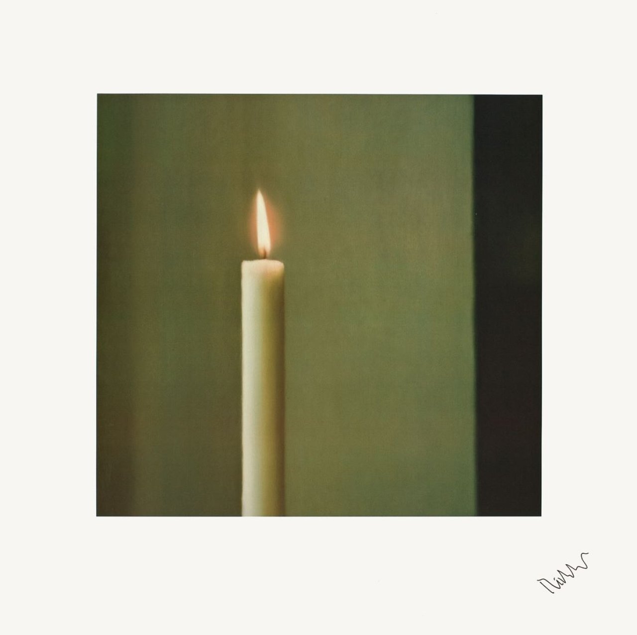 Auf diesem Bild ist das folgende Kunstwerk zu sehen: Gerhard Richter. „Kerze II“.