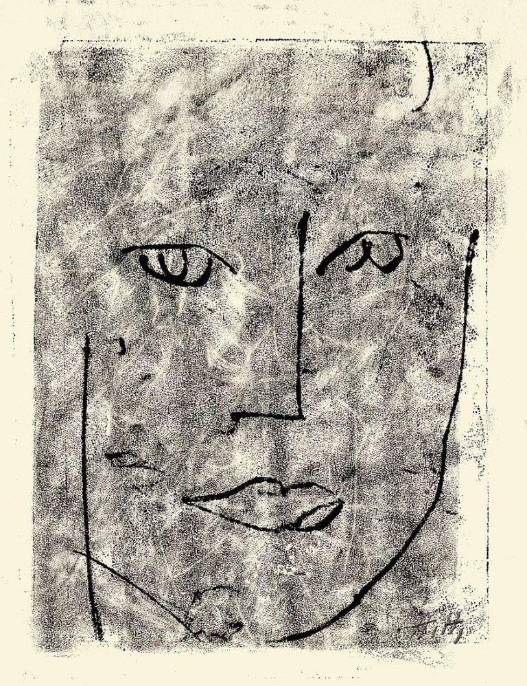 Auf diesem Bild ist das folgende Kunstwerk zu sehen: Hannah Höch. Bildnis / Komposition / Jahresgrüsse. 1975/1973/1974.