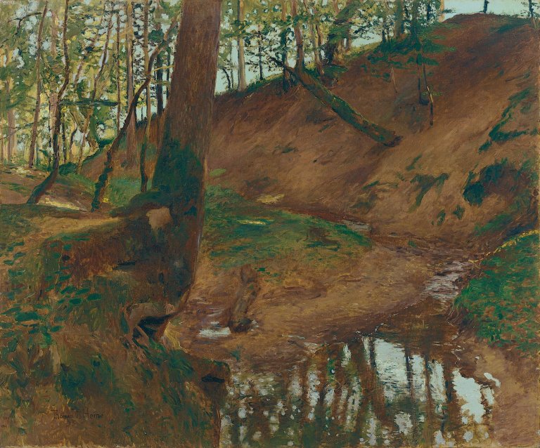 Auf diesem Bild ist das folgende Kunstwerk zu sehen: Thomas Theodor Heine. „Waldquelle“. 1893.