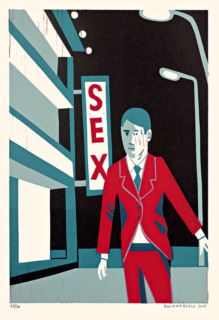 Auf diesem Bild ist das folgende Kunstwerk zu sehen: Christoph Ruckhäberle. „o.T. (sex)“. 2005.