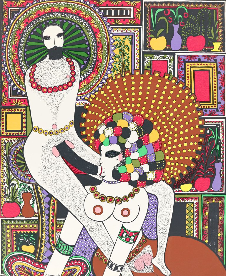 This picture shows the following artwork: Dorothy Iannone. Untitled. 1970.
