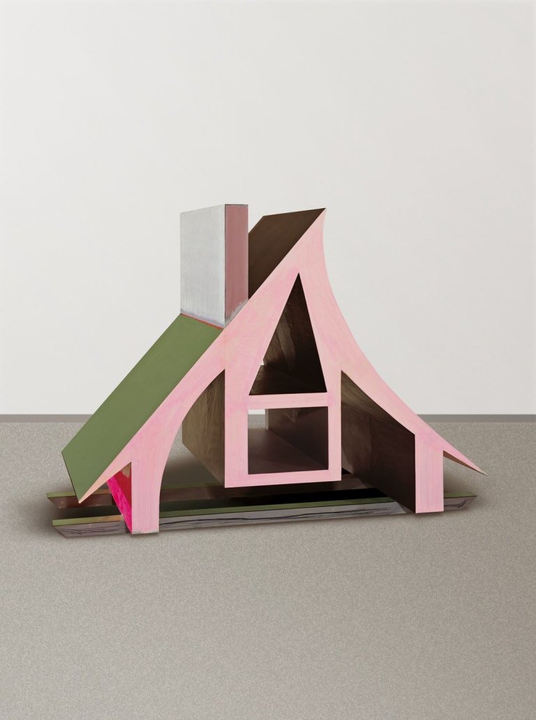 Auf diesem Bild ist das folgende Kunstwerk zu sehen: Thomas Scheibitz. Haus. 2001.