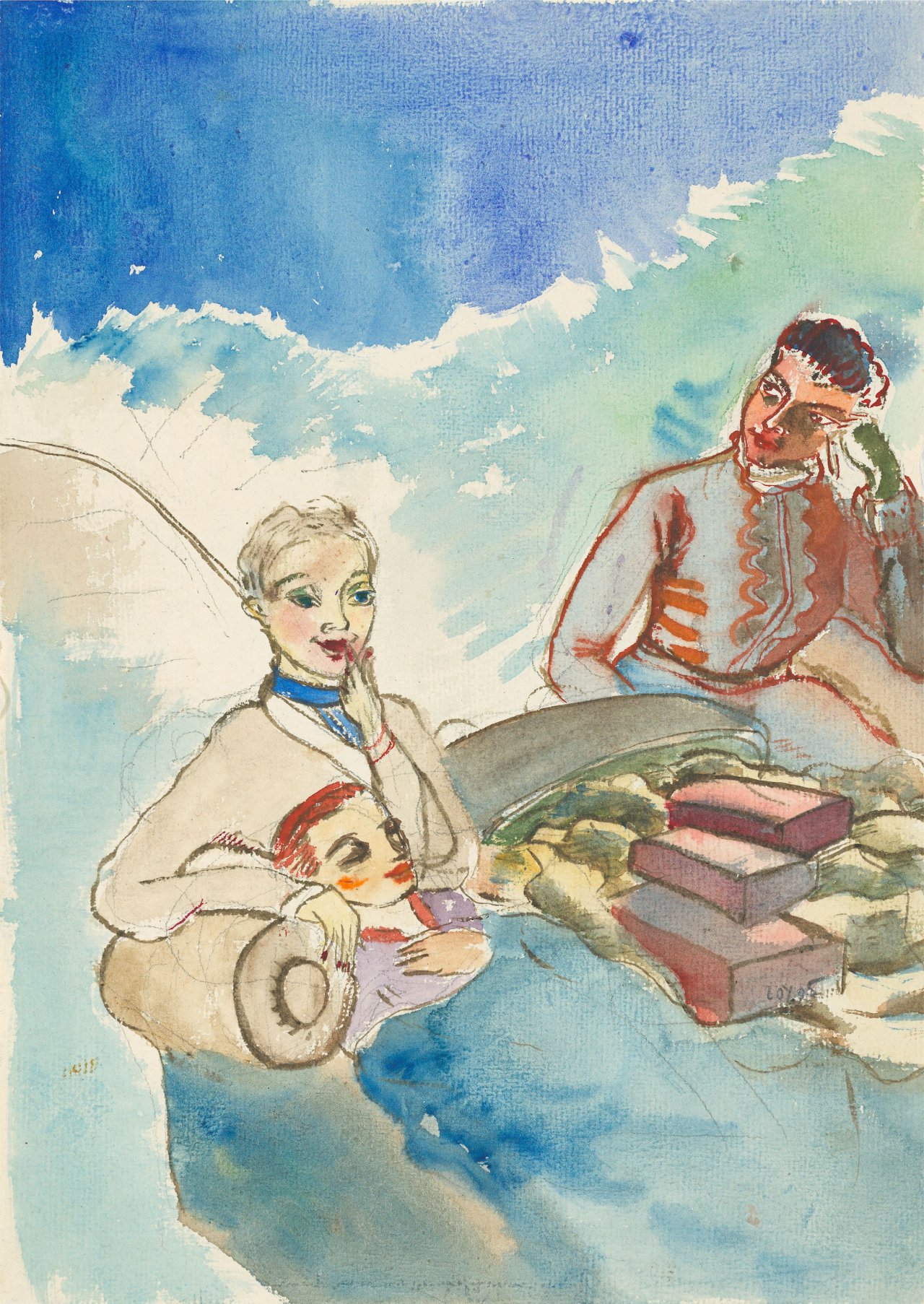 Auf diesem Bild ist das folgende Kunstwerk zu sehen: Rosa Loy. Ohne Titel. 2005.