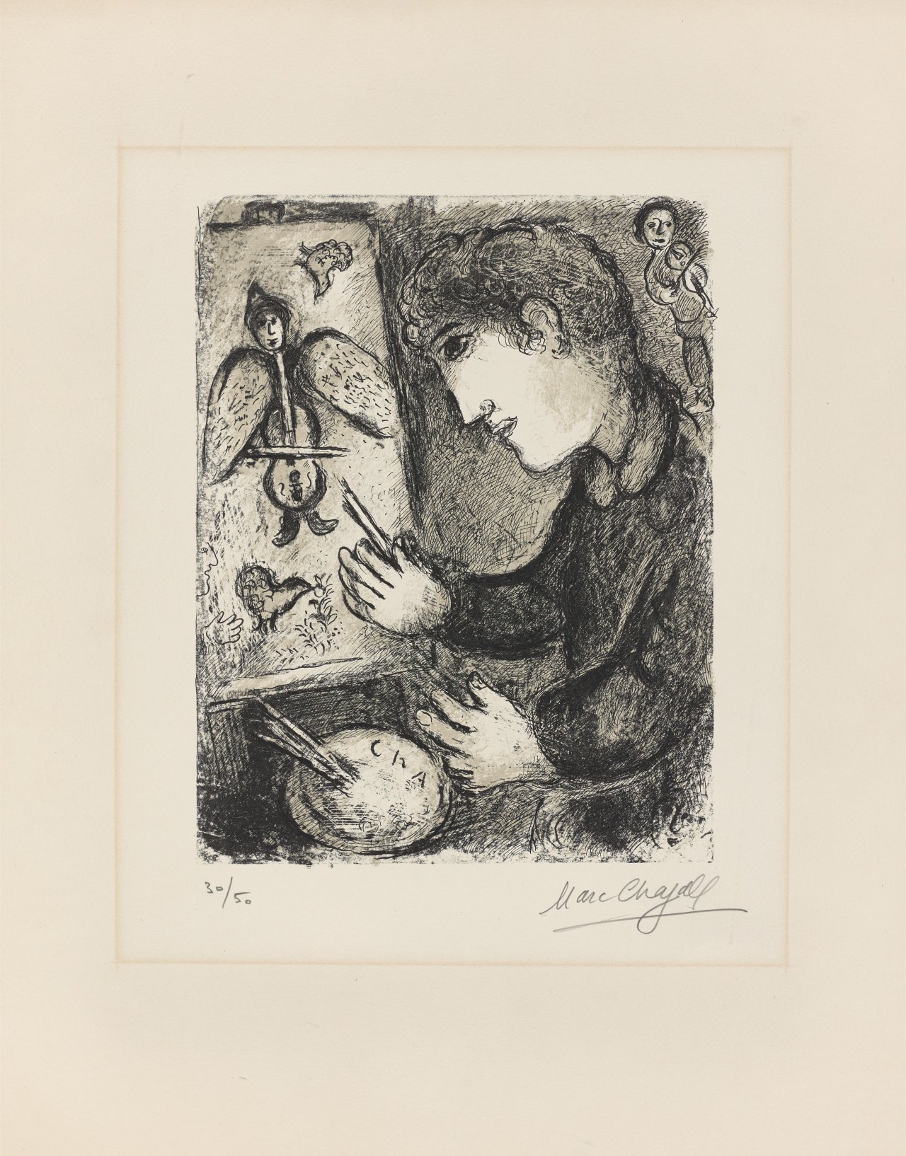 Auf diesem Bild ist das folgende Kunstwerk zu sehen: Marc Chagall. 