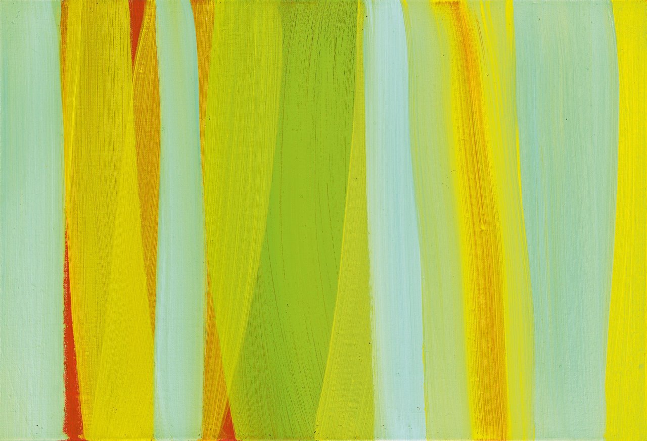 Auf diesem Bild ist das folgende Kunstwerk zu sehen: Katharina Grosse. „25/21“. 1993/94.