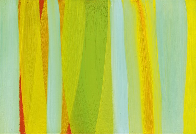 Auf diesem Bild ist das folgende Kunstwerk zu sehen: Katharina Grosse. „25/21“. 1993/94.