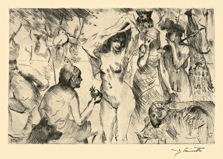 This picture shows the following artwork: Lovis Corinth. „Antike Legenden“. 1919.