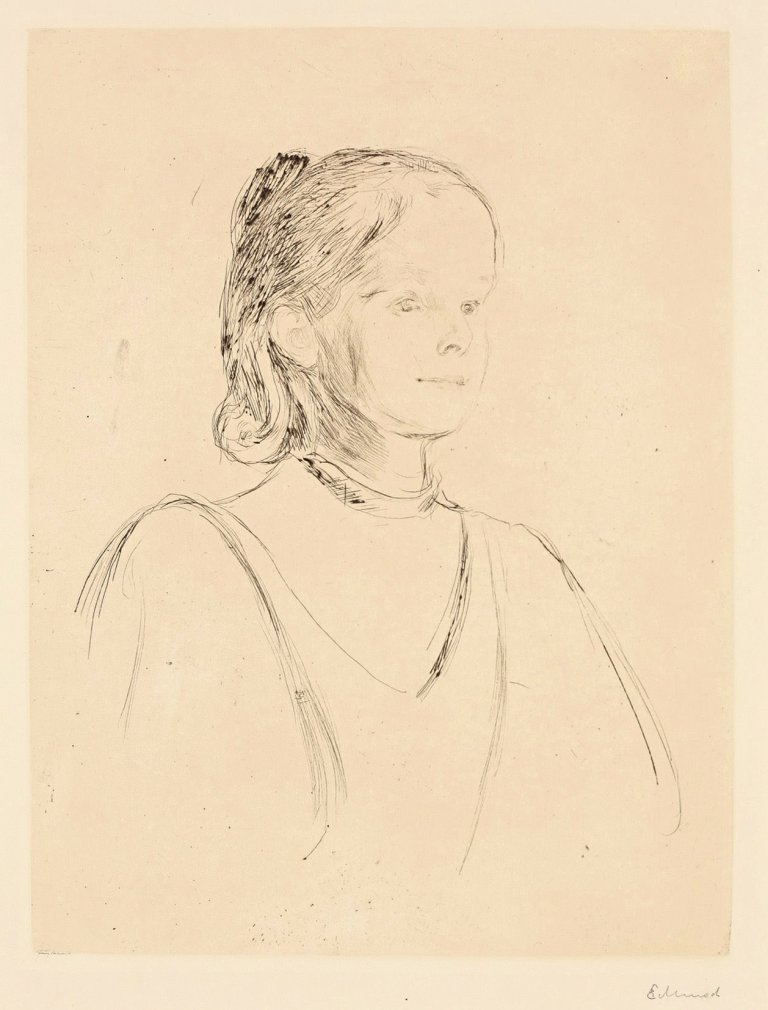 This picture shows the following artwork: Edvard Munch. „Ingeborg Heiberg“. 1895.