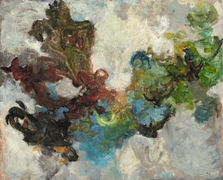 Auf diesem Bild ist das folgende Kunstwerk zu sehen: Heinz Kreutz. „Barocke Erinnerung“. 1955/56.