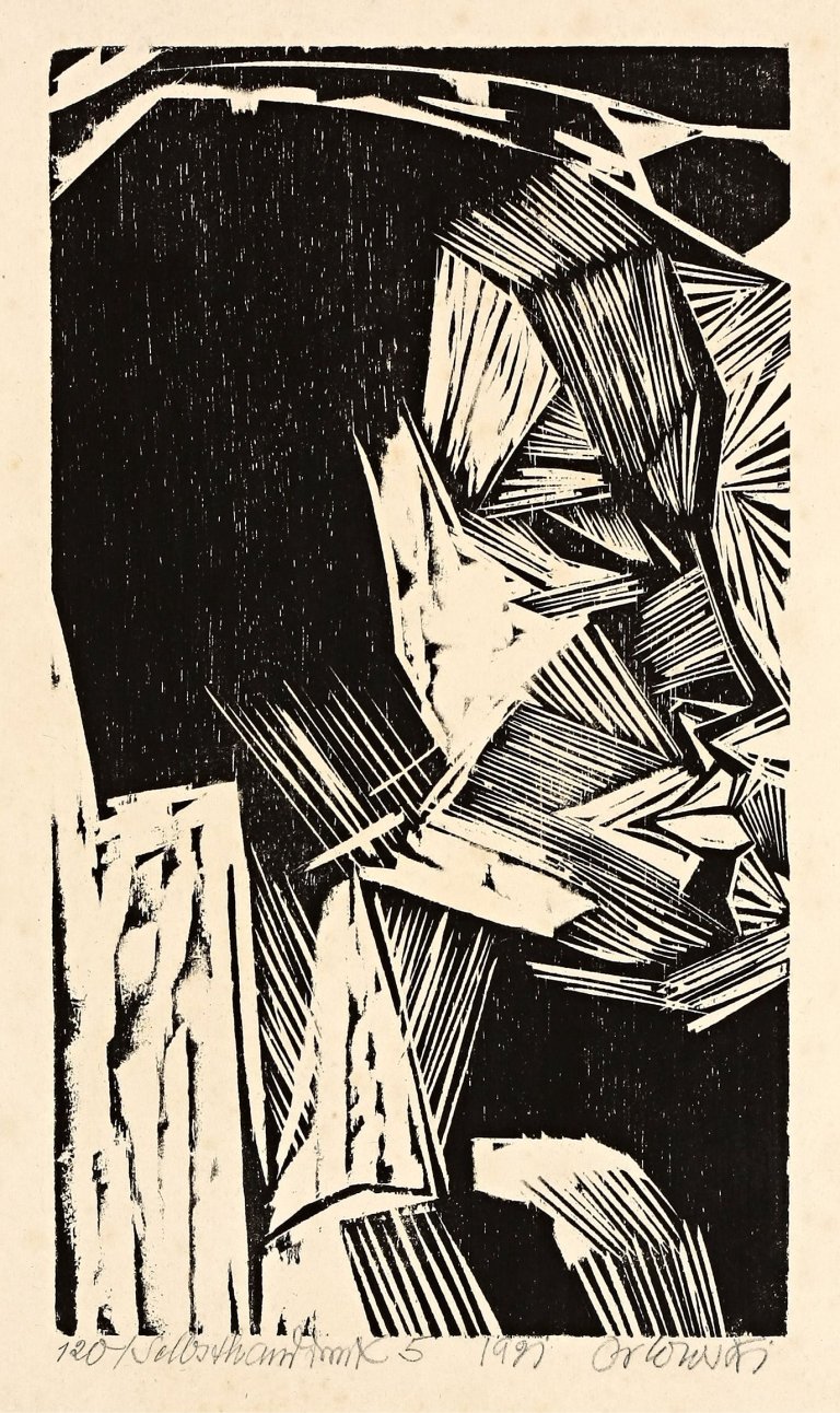 Auf diesem Bild ist das folgende Kunstwerk zu sehen: Hans Orlowski. „Frauenkopf“. 1921.