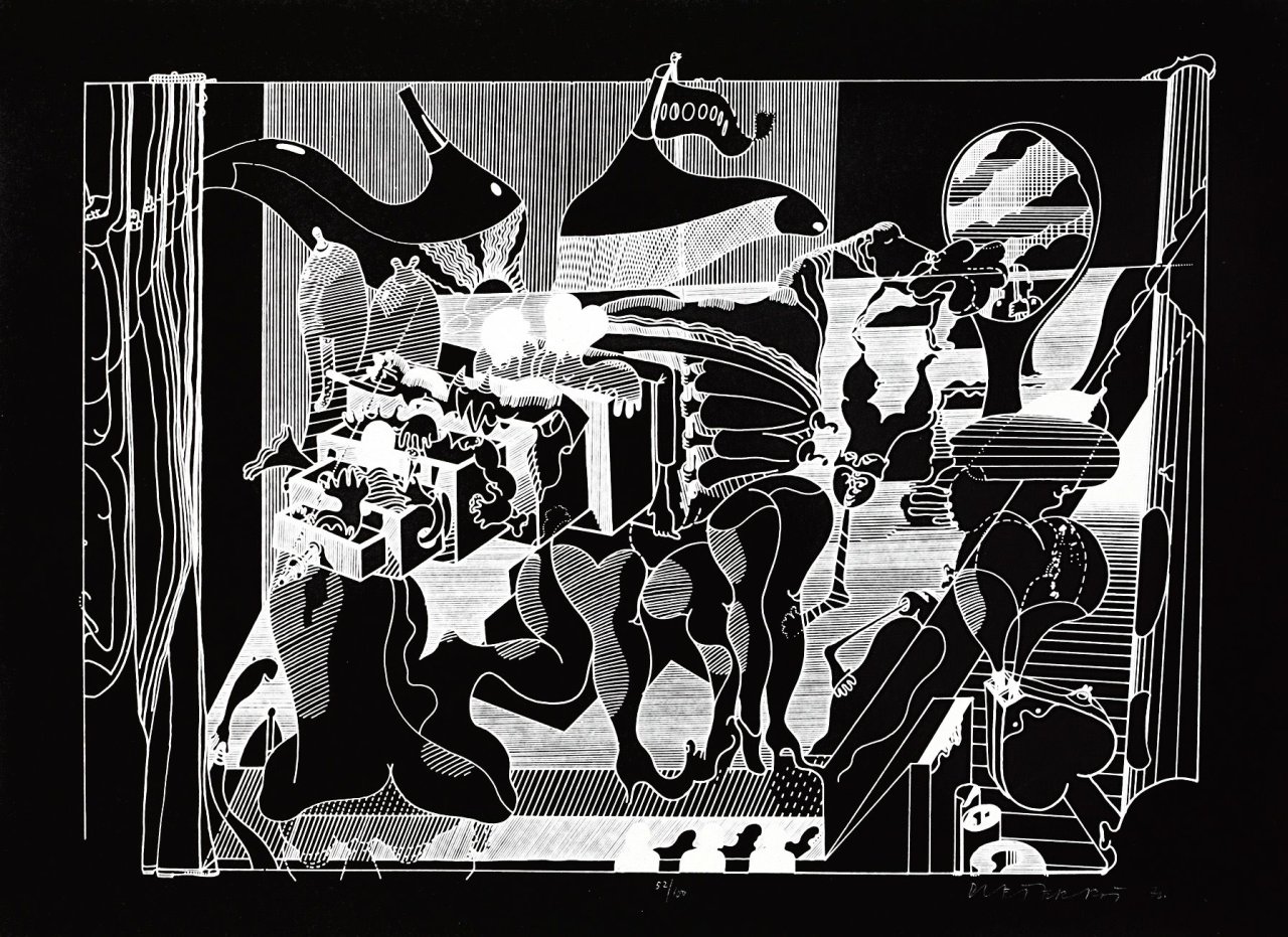 Auf diesem Bild ist das folgende Kunstwerk zu sehen: Dieter Roth. „Kleines Theater“. 1970.