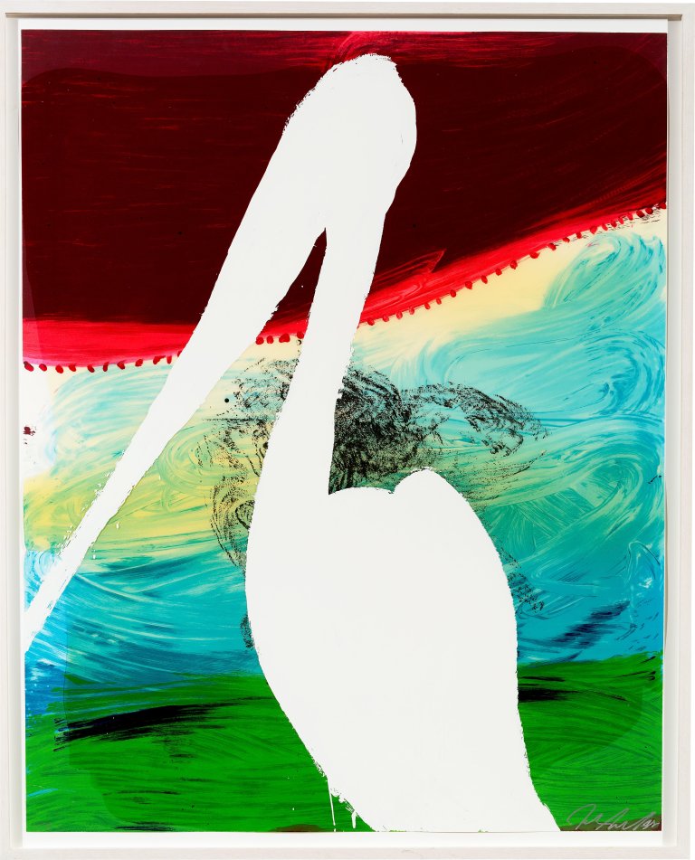 Auf diesem Bild ist das folgende Kunstwerk zu sehen: Julian Schnabel. Guiseppe (brooding on the vast abyss). 1998.