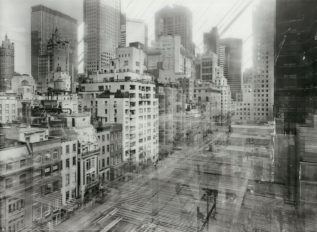 This picture shows the following artwork: Michael Wesely. The Museum of Modern Art, New York. 2001 – 2003.