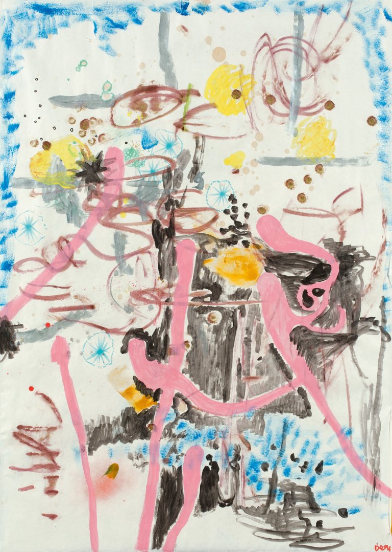 Auf diesem Bild ist das folgende Kunstwerk zu sehen: Daniel Richter. Ohne Titel. 1996.