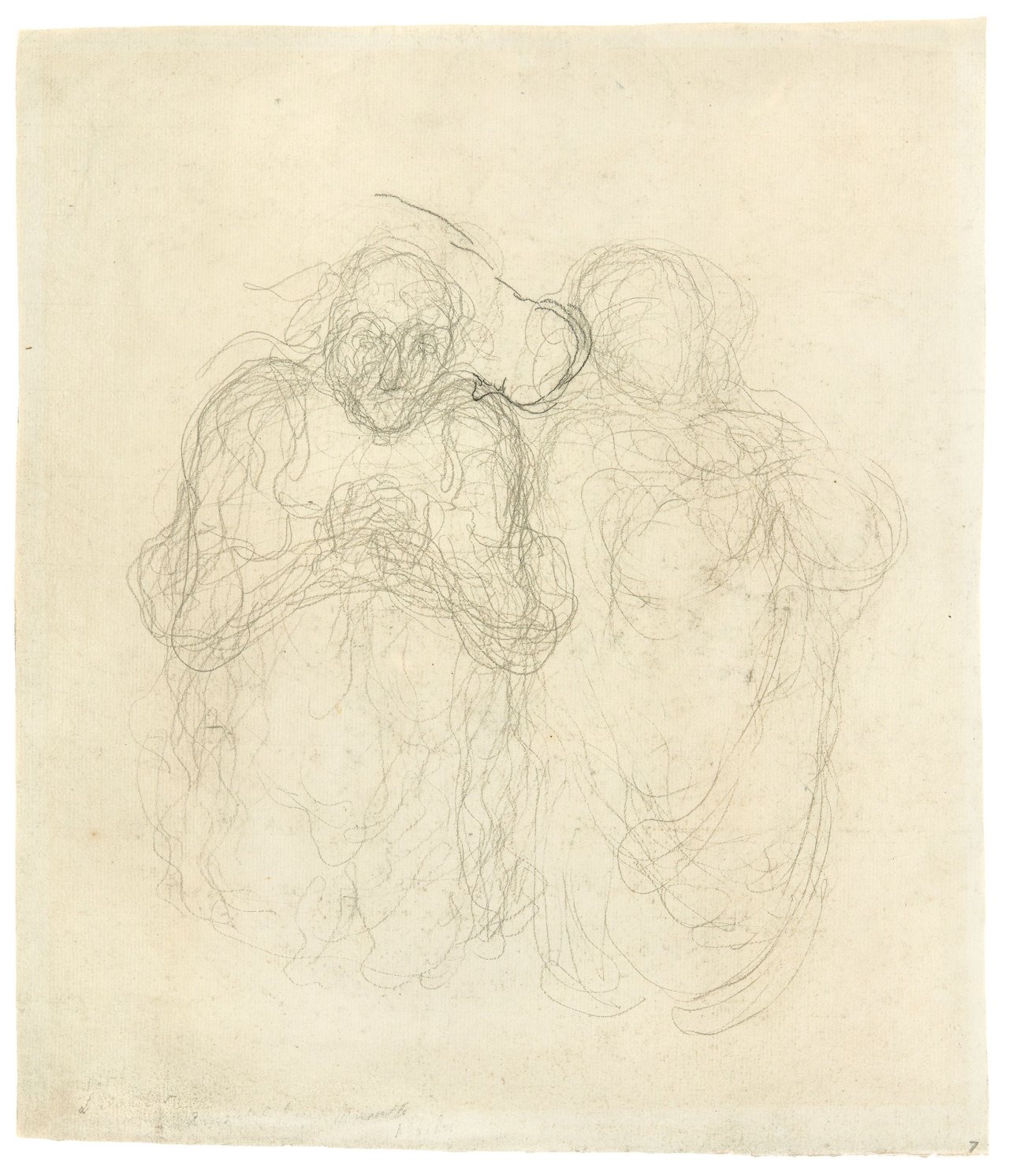 Auf diesem Bild ist das folgende Kunstwerk zu sehen: Honoré Daumier. „Scapin et Géronte“. Um 1860–1865.