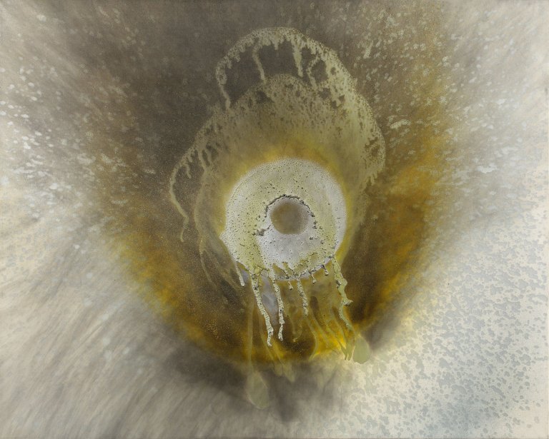 Auf diesem Bild ist das folgende Kunstwerk zu sehen: Otto Piene. „Last Winter“. 1976.