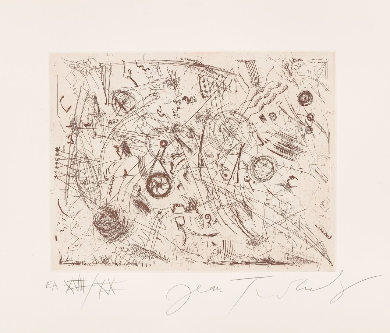 Auf diesem Bild ist das folgende Kunstwerk zu sehen: Jean Tinguely. Ohne Titel.