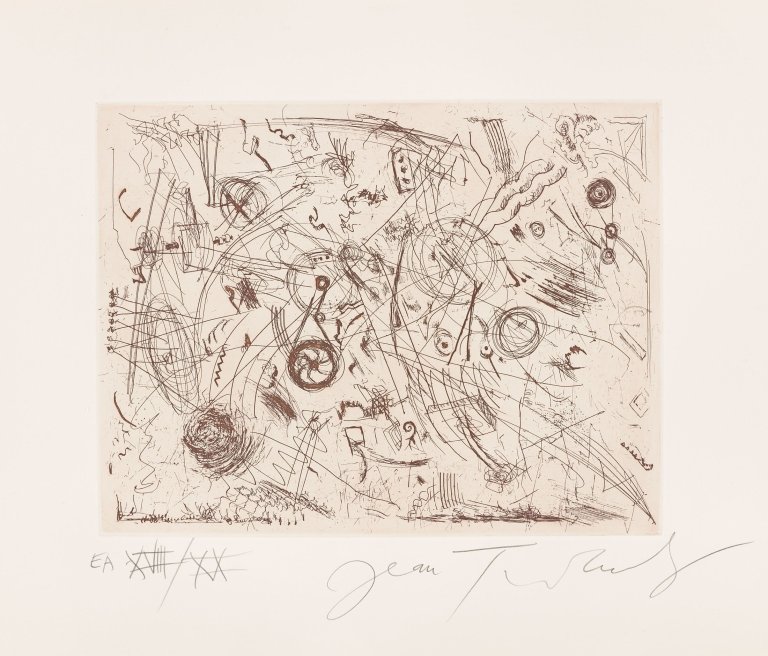 Auf diesem Bild ist das folgende Kunstwerk zu sehen: Jean Tinguely. Ohne Titel.