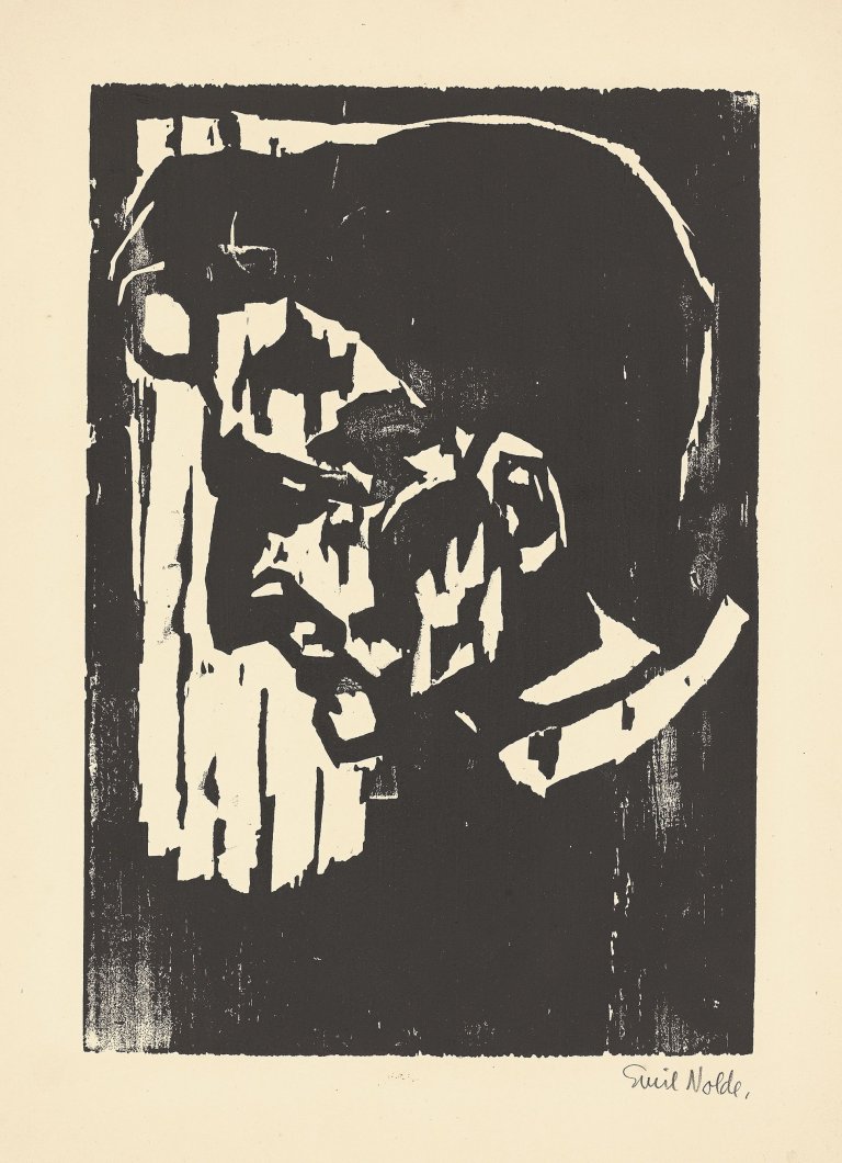 This picture shows the following artwork: Emil Nolde. ”Dr. S (Sauerlandt)”. 1913.