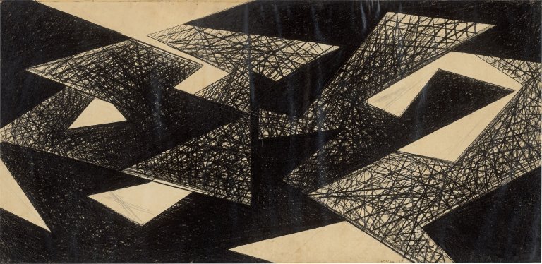 Auf diesem Bild ist das folgende Kunstwerk zu sehen: Hans Uhlmann. „Ohne Titel“. 1958.