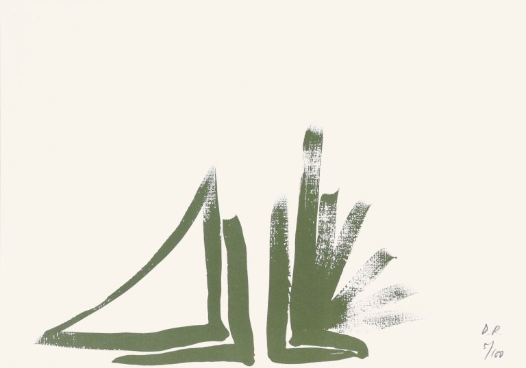 Auf diesem Bild ist das folgende Kunstwerk zu sehen: Dieter Roth. „Pinselaktionen“. 1977.