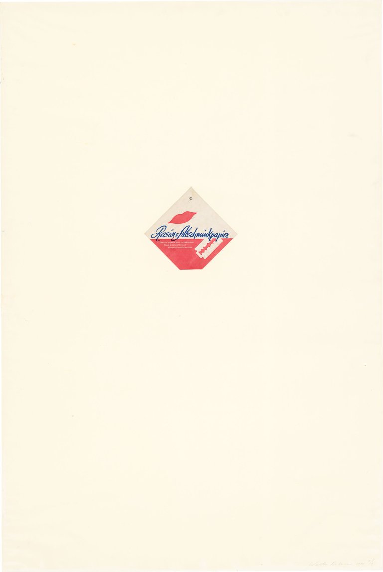Auf diesem Bild ist das folgende Kunstwerk zu sehen: Walter de Maria. Razor Piece. 1971.