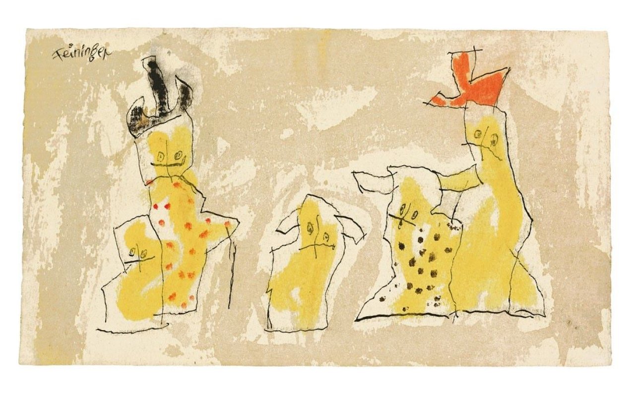 Auf diesem Bild ist das folgende Kunstwerk zu sehen: Lyonel Feininger. Ghosties.