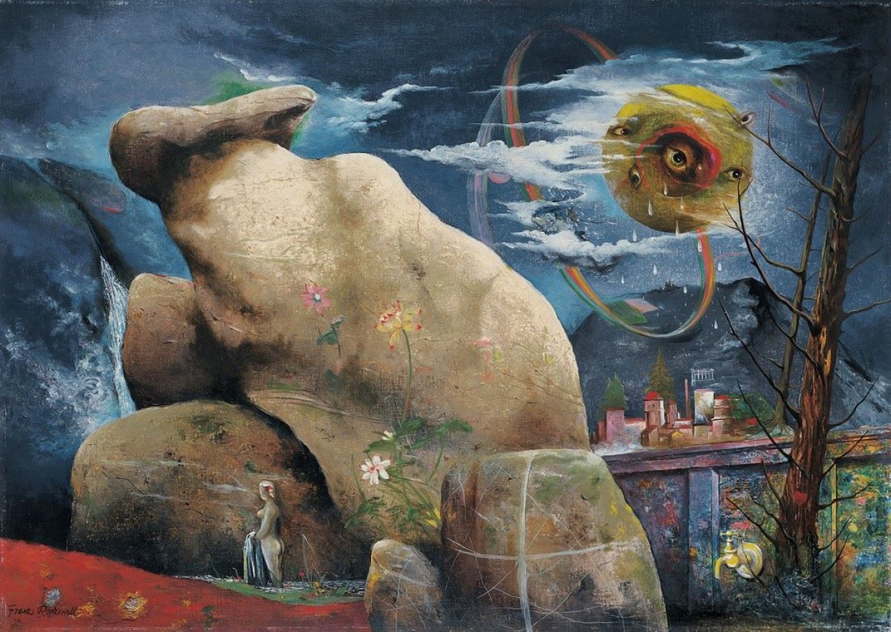 This picture shows the following artwork: Franz Radziwill. „Harzsteine“. 1960.