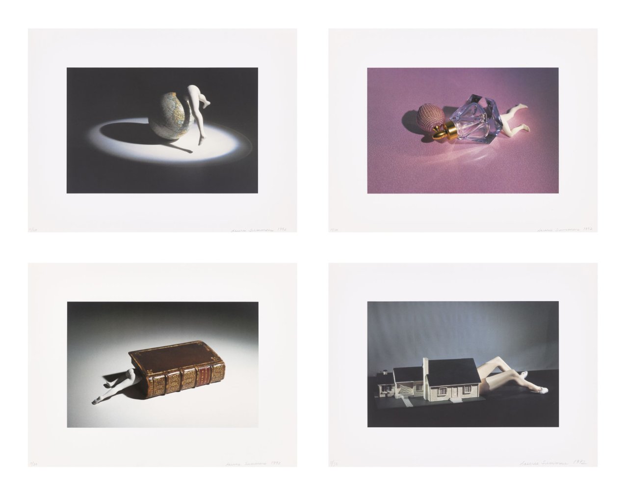 Auf diesem Bild ist das folgende Kunstwerk zu sehen: Laurie Simmons. „Lying Objects“. 1992.