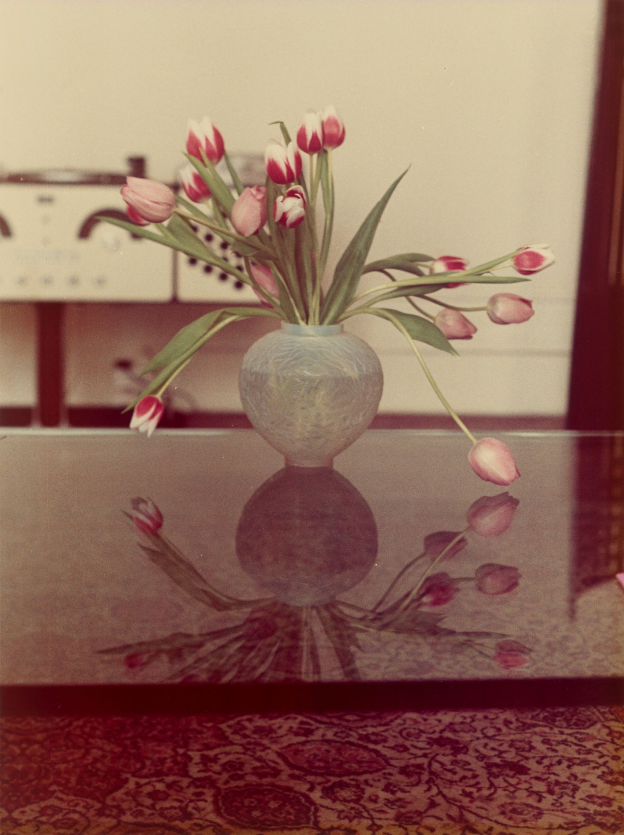 This picture shows the following artwork: David Hockney. Pretty Tulips, February. 1970.
