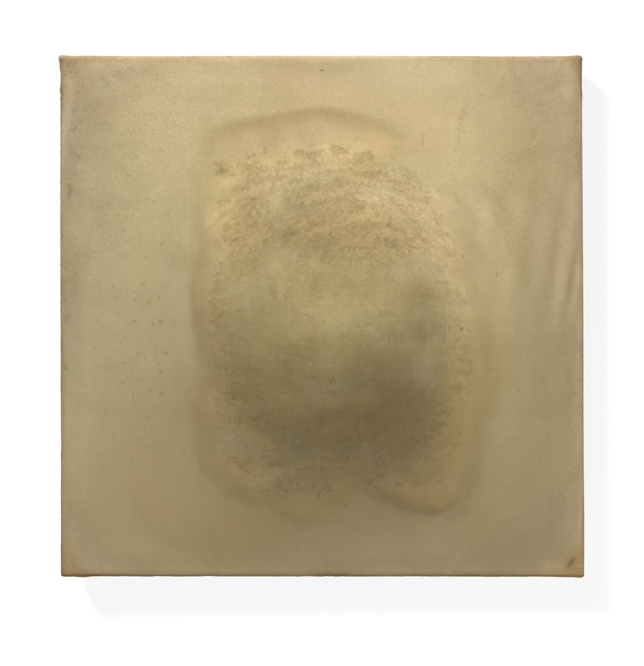 Auf diesem Bild ist das folgende Kunstwerk zu sehen: Gotthard Graubner. Ohne Titel (Kissenbild). Um 1968.