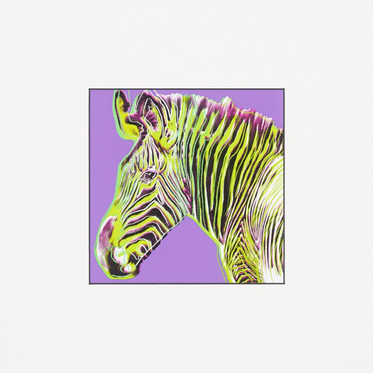 This picture shows the following artwork: Andy Warhol. ”Endangered Species”. 1987.