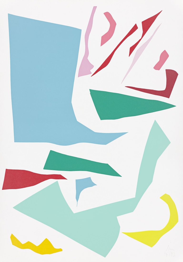Auf diesem Bild ist das folgende Kunstwerk zu sehen: Imi Knoebel. Ohne Titel. 1993.