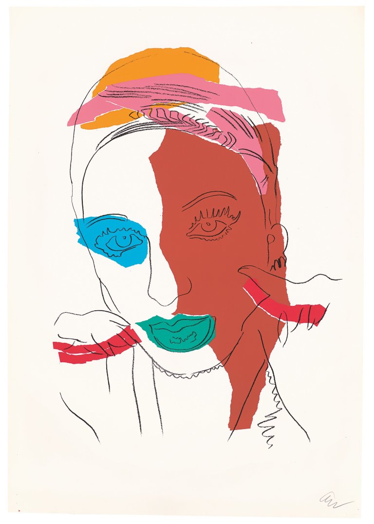 This picture shows the following artwork: Andy Warhol. From: „Ladies and Gentlemen“. 1975.