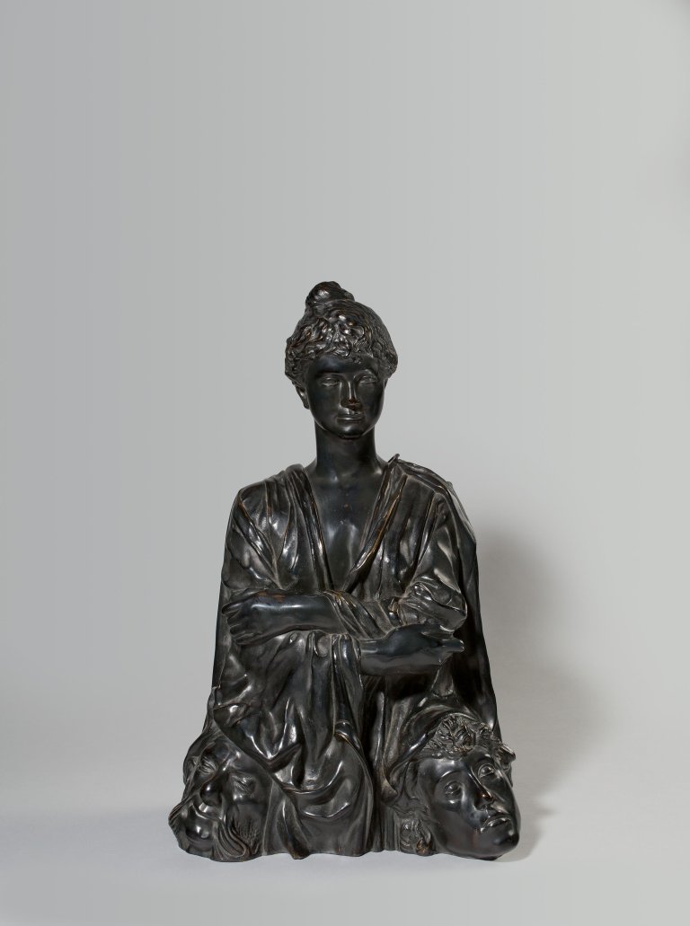 Auf diesem Bild ist das folgende Kunstwerk zu sehen: Max Klinger. Die neue Salomé. Um 1903.