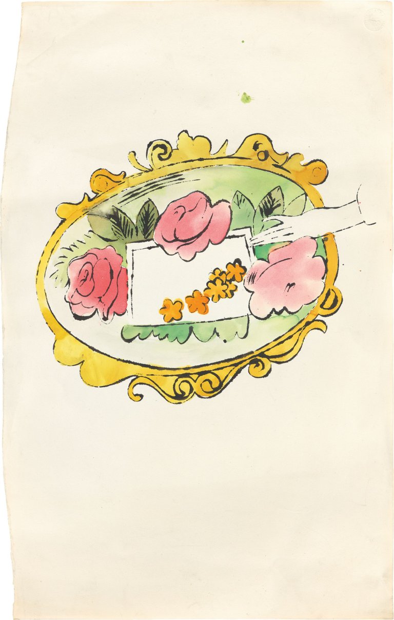 This picture shows the following artwork: Andy Warhol. Untitled. Circa 1959.