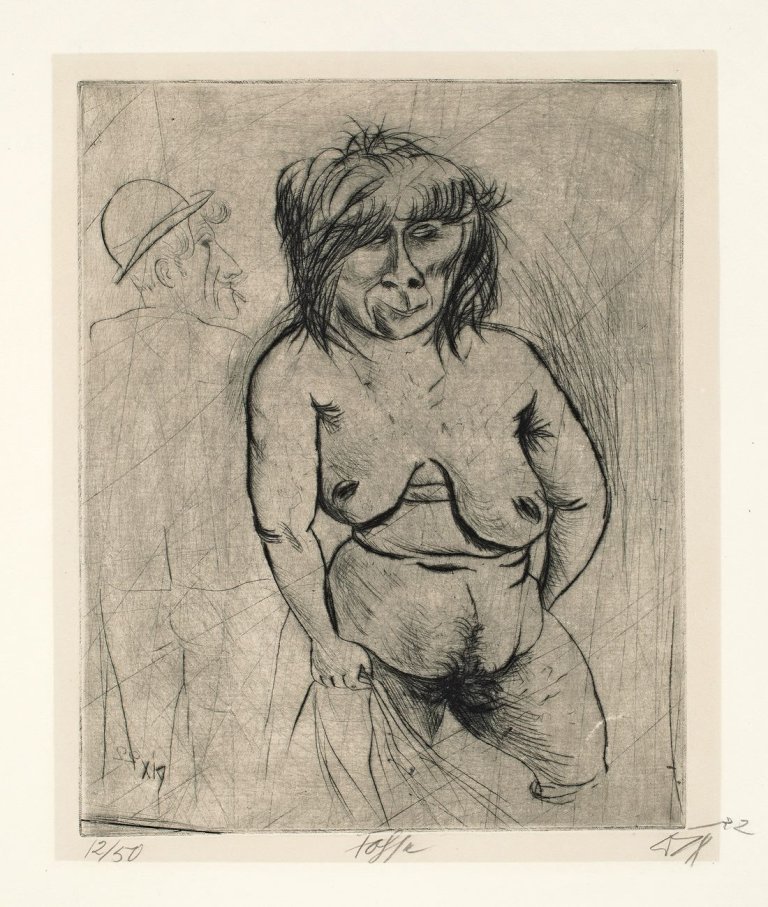 Auf diesem Bild ist das folgende Kunstwerk zu sehen: Otto Dix. „Vohse“. 1922.