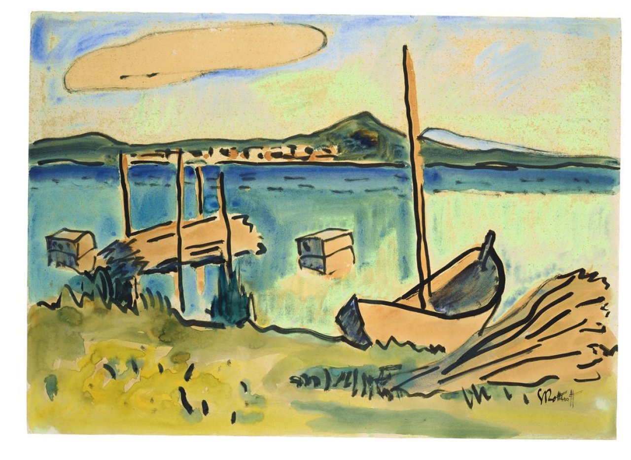 Auf diesem Bild ist das folgende Kunstwerk zu sehen: Karl Schmidt-Rottluff. Leba. 1930er Jahre.