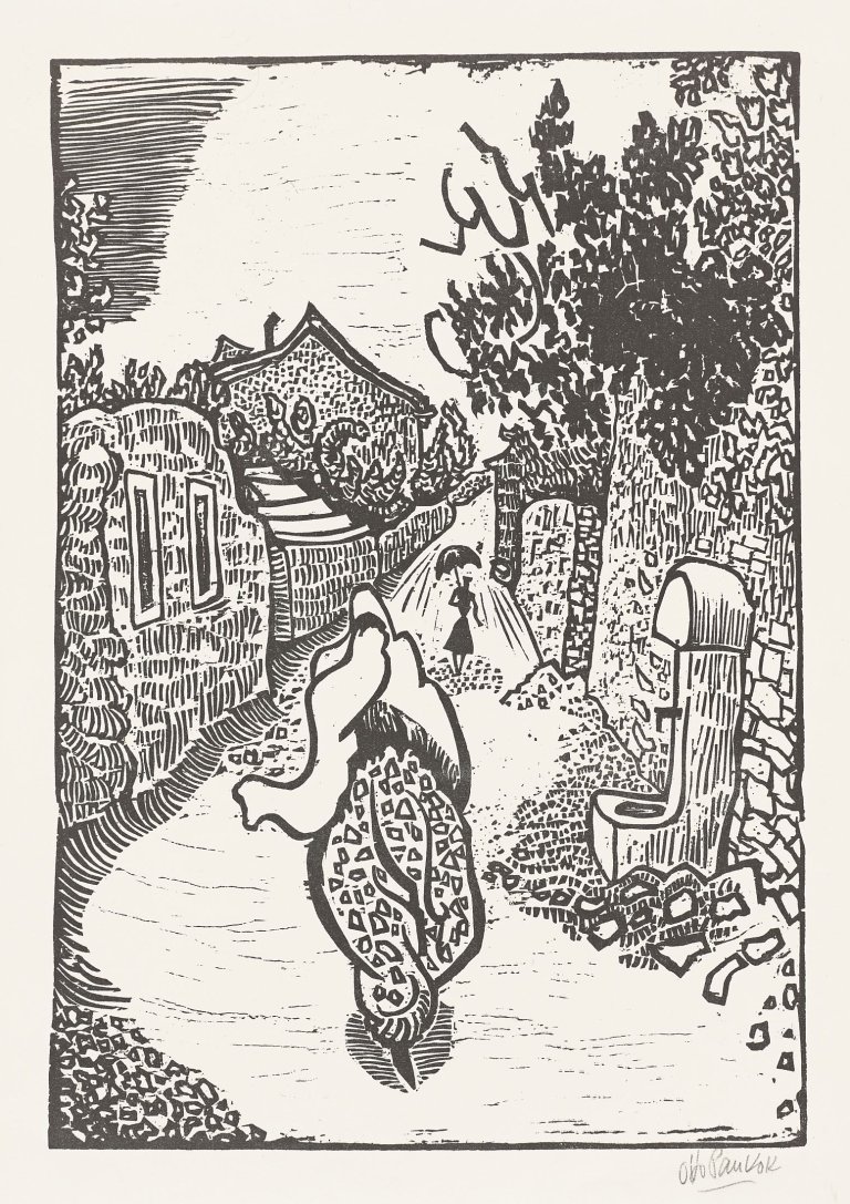 Auf diesem Bild ist das folgende Kunstwerk zu sehen: Otto Pankok. „Die Nova Mahala (Türkinnen)“. 1957.