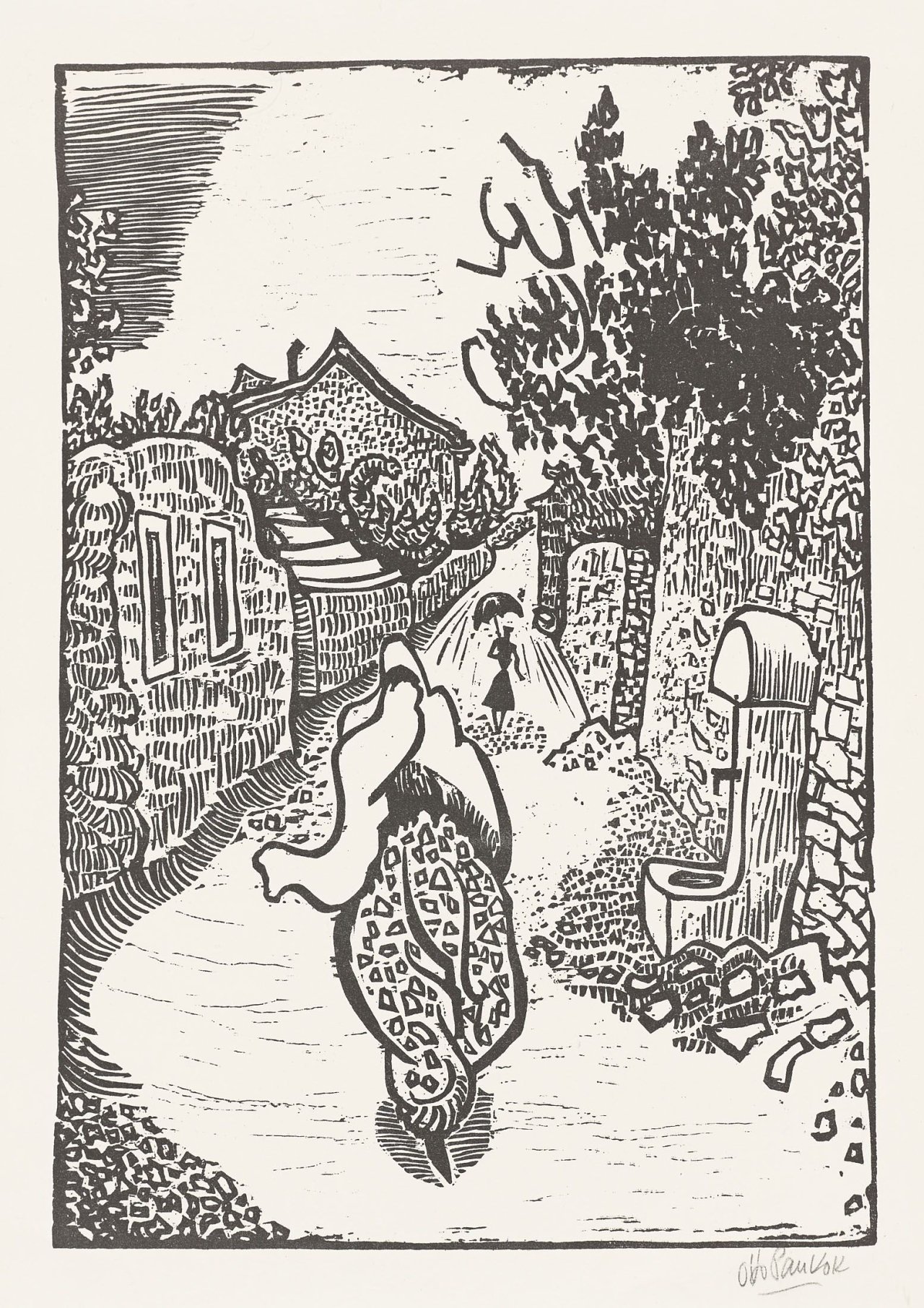 Auf diesem Bild ist das folgende Kunstwerk zu sehen: Otto Pankok. „Die Nova Mahala (Türkinnen)“. 1957.